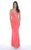 Decode 1.8 - Strapless Bejeweled Sweetheart Evening Gown 182238 in Orange