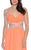 Decode 1.8 - Bejeweled Strapped Cutout Back Evening Gown 182277 in Orange