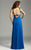 Lara Dresses - Embellished Lace Sweetheart A-Line Gown 32537 in Blue