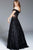 60814 Sequined Off-Shoulder Ballgown