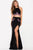 60892 Two-Piece Halter Neck Sheath Gown