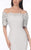 Daymor Couture - Ornate Off Shoulder Lace Evening Gown 916 in White