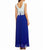 Sangria - DWKO624 Sleeveless Popover Accordion Dress in Blue