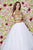 Angela & Alison - 61001 Two Piece Bejeweled Ballgown In White