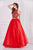 Angela & Alison - 61001 Two Piece Bejeweled Ballgown In Red