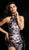 Jovani - 61028 Multi-colored Paillette High Halter Sheath Dress