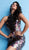 Jovani - 61028 Multi-colored Paillette High Halter Sheath Dress