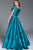 61055 Off Shoulder Crisscrossed Bodice Ballgown