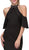 Embellished High Halter Satin Sheath Evening Dress