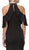 Eureka Fashion - Embellished High Halter Satin Sheath Evening Dress