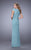 La Femme - 21694 Ruched Sweetheart Sheath Dress In Meadow Green
