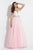 Rachel Allan  - 6114 Plunging Sweetheart Ornate Tulle Gown in Pink