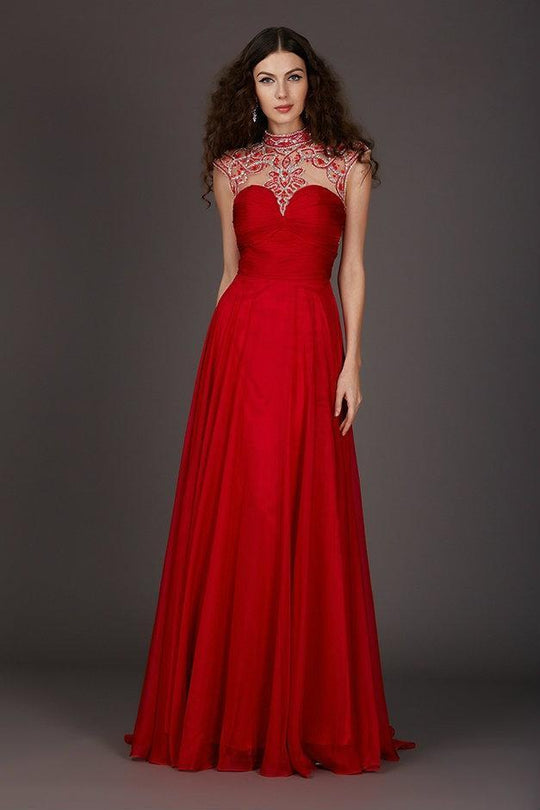 Angela and Alison - 61169 Gown, Red