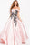 61205 Embroidered Off Shoulder Ballgown