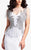 Daymor Couture - Ethereal Embellished Side Evening Gown 150 in White
