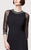Daymor Couture - 165 Illusion Bejeweled Cocktail Dress in Black