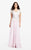 Daymor Couture - Romantic Cutout Lace Evening Gown 167 in Pink
