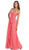 May Queen - MQ895B Sophisticated Pleated Sweetheart Chiffon Prom Dress