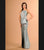 Daymor Couture - Long Strapless Ruffled Evening Gown 613 in Silver