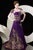 MNM Couture - 6131 Embellished Straight Across A-line Dress In Purple