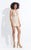 Rachel Allan  - 6135 Sequined Halter Gown with Overskirt in Neutral