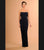Daymor Couture - Floral Lace Ruched Sheath Dress 615 in Blue