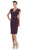 Tiered Scallop Lace V-Neck Formal Dress