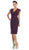 May Queen - Tiered Scallop Lace V-Neck Formal Dress MQ974