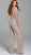 Jovani - 61573 Beaded Deep V-neck Jumpsuit