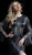 Jovani - 61636 Fully Beaded Jewel Neck Sheath Dress in Black