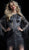 Jovani - 61636 Fully Beaded Jewel Neck Sheath Dress in Black