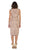 May Queen - Knee Length Embroidered V-Neck Cocktail Dress