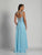 Dave & Johnny - A6183 Embellished Sweetheart A-line Dress in Blue