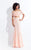 Rachel Allan  - 6188 Two Piece Lace Trumpet Dress in Pink