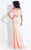 Rachel Allan  - 6188 Two Piece Lace Trumpet Dress in Pink