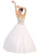 Strapless Sweetheart Sequined Formal Ballgown