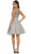 Lace Jewel A-line Homecoming Dress