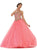 May Queen - Strapless Sweetheart Gilded Quinceanera Ballgown LK-74