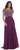 May Queen MQ1100 Embellished Scoop A-line Evening Gown - 1 pc Eggplant in size 5XL Available