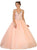 May Queen - Embellished V-neck Evening Gown