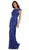 Cap Sleeve Illusion Bateau Sheath Mother of the Bride Dress