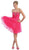 Strapless Jeweled Cummerbund Cocktail Dress