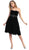 May Queen - MQ711B Pleated Sweetheart Bejeweled Waist Cocktail Dress