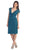Tiered Scallop Lace V-Neck Formal Dress