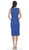 May Queen - Knee Length Embroidered V-Neck Cocktail Dress