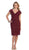 Tiered Scallop Lace V-Neck Formal Dress