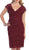 Tiered Scallop Lace V-Neck Formal Dress