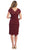 Tiered Scallop Lace V-Neck Formal Dress
