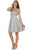 Lace Jewel A-line Homecoming Dress