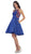 Floral Illusion Halter A-line Cocktail Dress